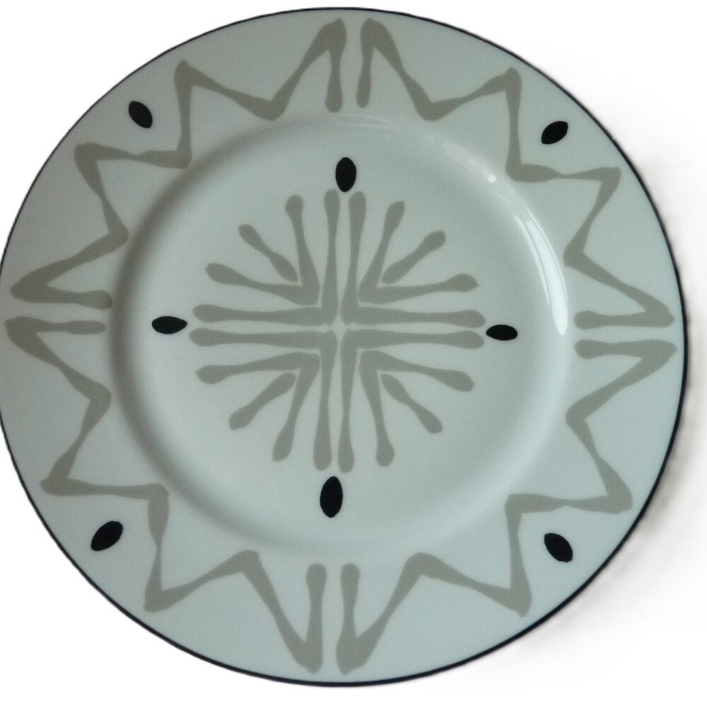 Limoges France Bill Goldsmith FLORIDA GRAY Salad Plate 8 3/4"